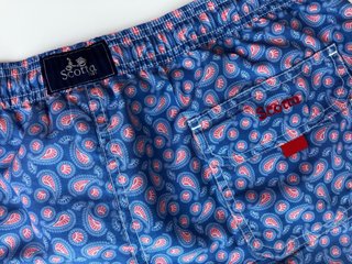 Bañador/Traje de baño Scotta azul y naranja