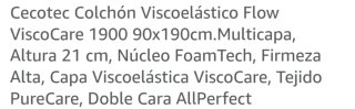 Colchón Viscoelástico