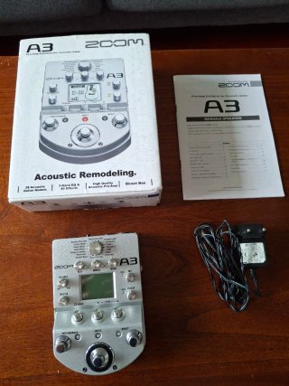 Pedal efectos guitarra acústica Zoom A3