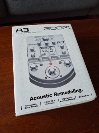 Pedal efectos guitarra acústica Zoom A3
