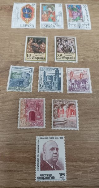 1983. 11 sellos España.
