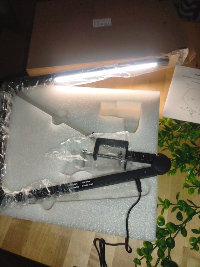 Lámpara Escritorio LED Nulight Negra
