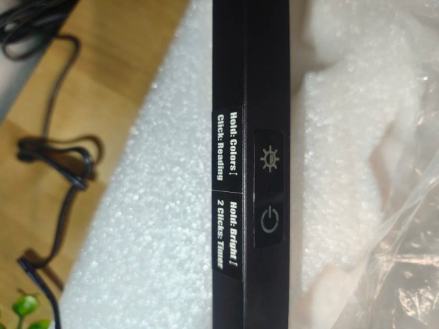 Lámpara Escritorio LED Nulight Negra