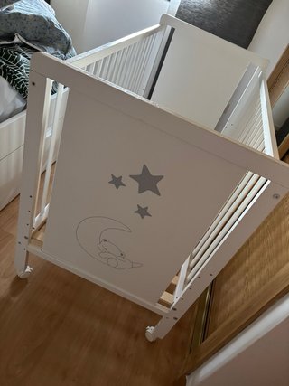 Cuna Colecho Bebé Estrellas Luna