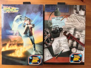 Figuras NECA Doc Brown y Marty Regreso al Futuro