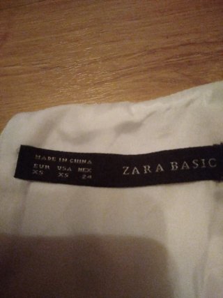 Vestido Zara Blanco Elegante
