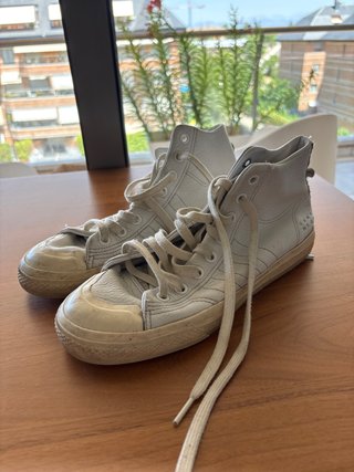 Zapatillas Adidas Nizza altas blancas