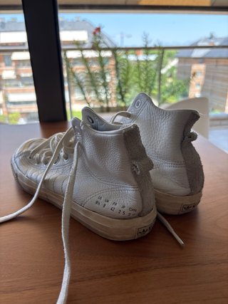 Zapatillas Adidas Nizza altas blancas
