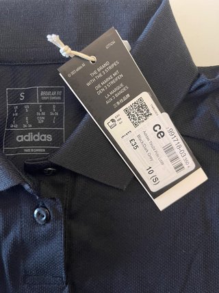 Polo Adidas Deportivo Talla S