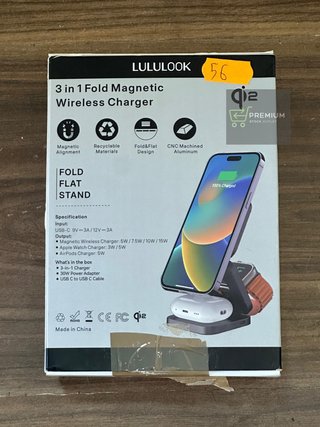 LULULOOK Qi2 Mag-Safe Estación de carga de 15W