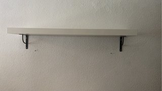 Escritorio IKEA MICKE Blanco 73x50 cm y balda