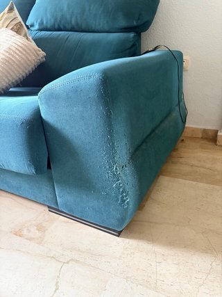 Sofá Chaiselongue Verde Grande