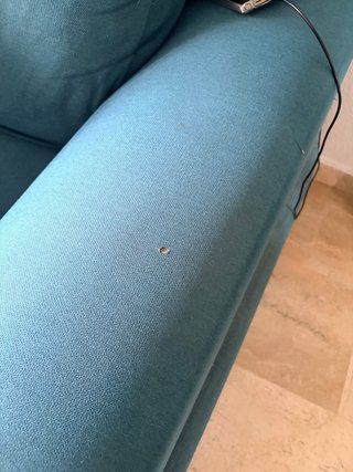 Sofá Chaiselongue Verde Grande