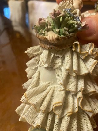 ballerina con fiori giuseppe Cappe’ Capodimonte