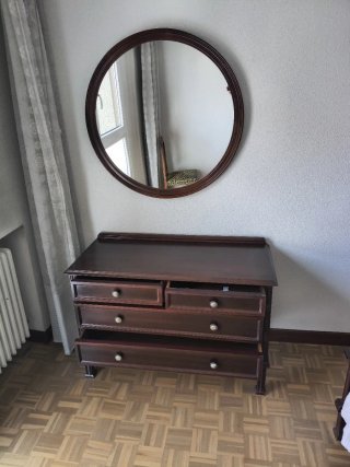 Habitación completa estilo retro