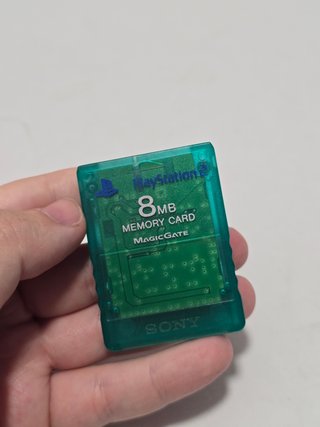 Memory card ps2 verde Sony - memoria play2