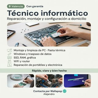 Reparación de PC y portátiles a domicilio