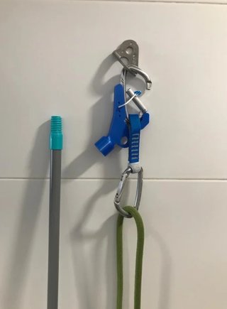 Pinza para caña de escalada deportiva