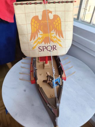 Playmobil Romans 4276 barco de guerreros