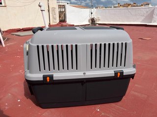 Transportín perro mediano casi nuevo