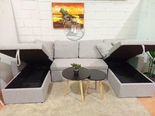 Mega Sofá Cama 287cm Doble Arcón