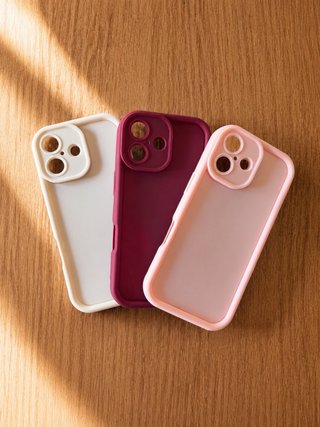 Pack 3 fundas iPhone 17 | Rosa, burdeos y crema