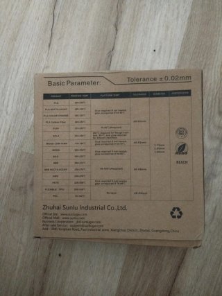 SUNLU Filamento Impresora 3D Blanco
