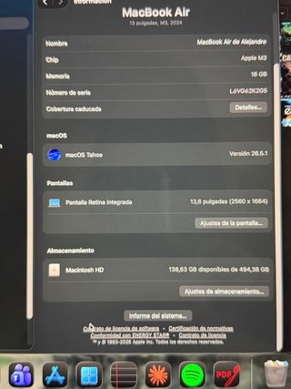 MacBook Air M3 16GB RAM 512GB SSD 2024