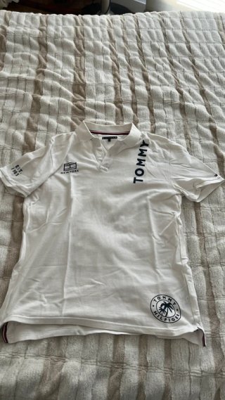 Polo Tommy Hilfiger Blanco Edición Especial Talla