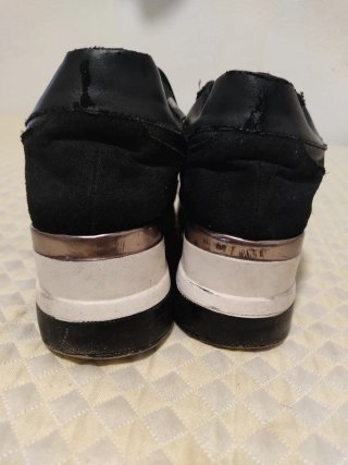 Deportivas negras mujer talla 38