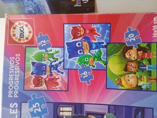 Pack Puzzles PJ Masks y Libros Infantiles