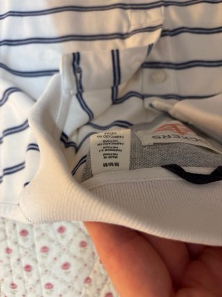 Polo Dockers Rayas Azul Marino Talla M