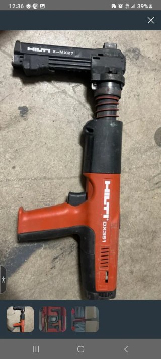 Clavadora Hilti DX 351  or cargador automatico