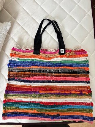 Bolso artesanal multicolor
