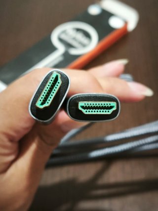 Cable HDMI 8K Nylon Trenzado Gris 1.5