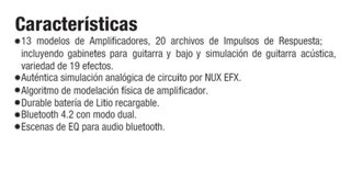 NUX Mighty Plug MP-2 Amplificador Guitarra