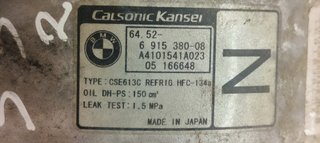 COMPRESOR AIRE ACONDICIONADO BMW SERIE 3 BERLINA