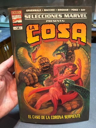 Selecciones Marvel. La cosa. La corona serpiente.