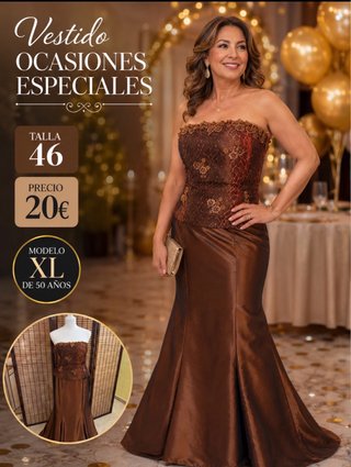 Vestido de fiesta talla 46