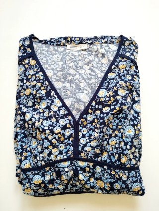Vestido largo estampado Springfield