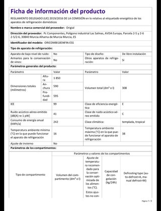 Nevera Original (Pccomponentes)