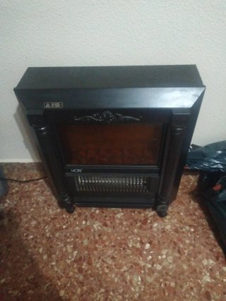 Estufa Hori Negra y Marrón
