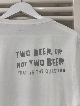 Camiseta Scalpers Blanca Talla XL