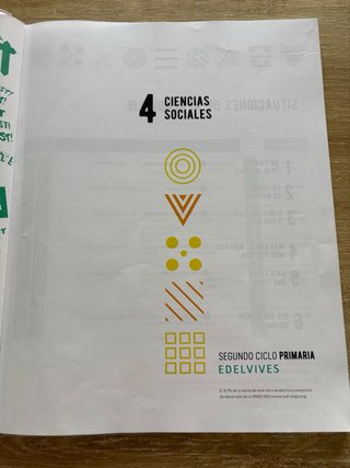 Libro Ciencias Sociales 4° primaria. Edelvives