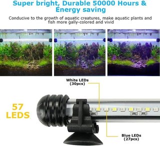 Lampada LED per Acquario in Cristallo/Plastica