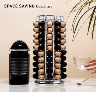 Dispensador 140 Cápsulas Nespresso Giratorio