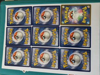 Lotto 9 Carte Pokemon EX GX V