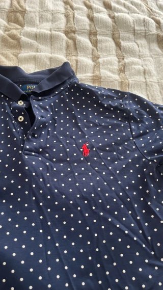 Polo Ralph Lauren Lunares Azul Talla M