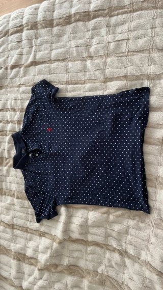 Polo Ralph Lauren Lunares Azul Talla M