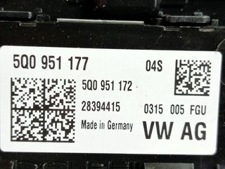 92585 luz central interior 5q0951177 audi a4 sport